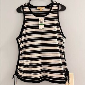 NWT Michael Kors Striped Sleeveless Tank
